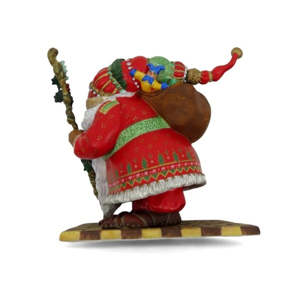 THE GREENWICH WORKSHOP Olde World Santa Limited Edition Porcelain Figurine Vinta - Picture 6 of 12